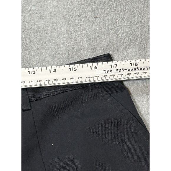 LL Bean Chino Shorts Womens Size 16 W34 Wrinkle Resistant Navy Blue Golf - Picture 3 of 8